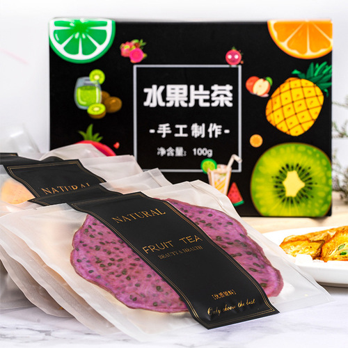 Internet celebrity drink fruit tea fruit slices dried fruit tea mixed combination small bag lemon flower independent package cold brew