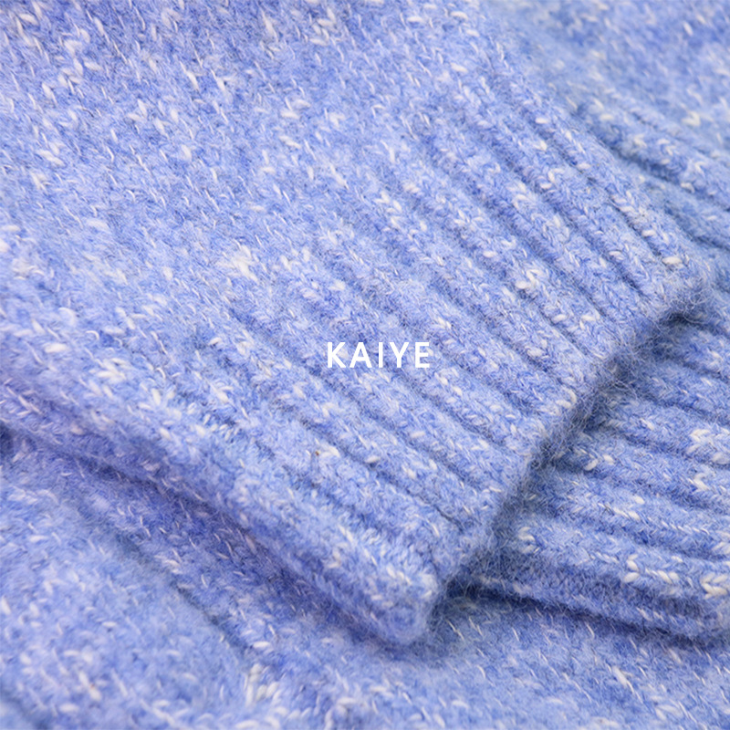 4.8支慕海小香风绒毛磨毛羊毛花式手混线毛线织女特种纱线小团批