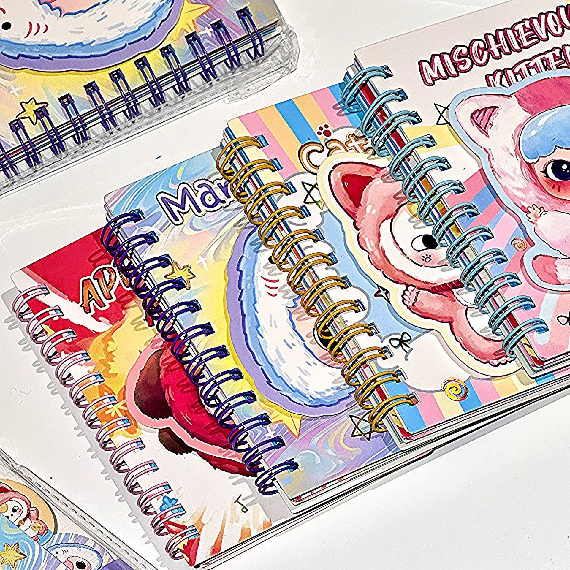 Cuaderno Clasificador de Espiral Portátil para Niños y Estudiantes