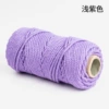 Colored hemp rope—light purple 4 mm 50 meters
