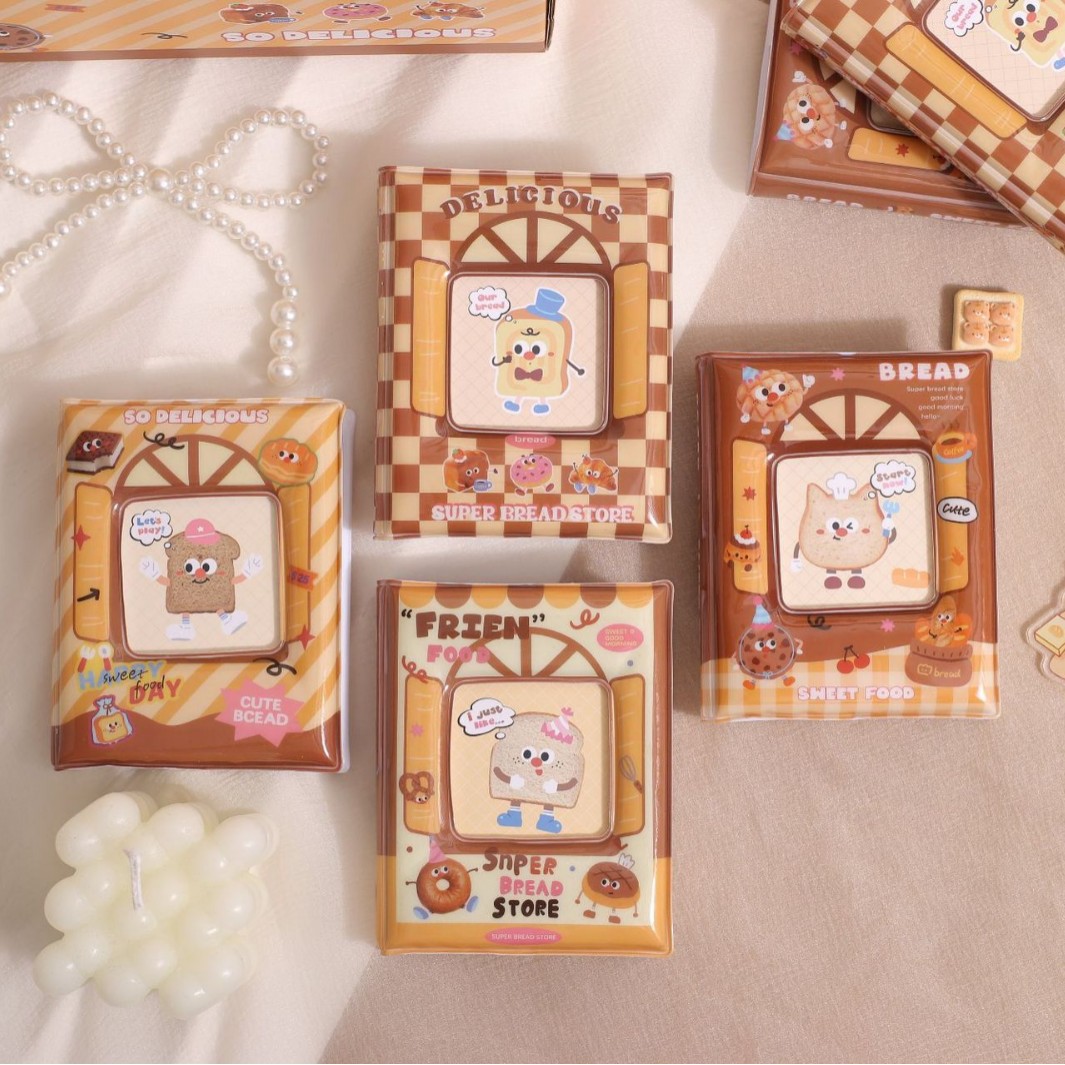 Cuaderno de dibujos animados de alto valor de color de la historia de pan, papel engrosado para escribir sin tinta en el cuaderno de notas del estudiante