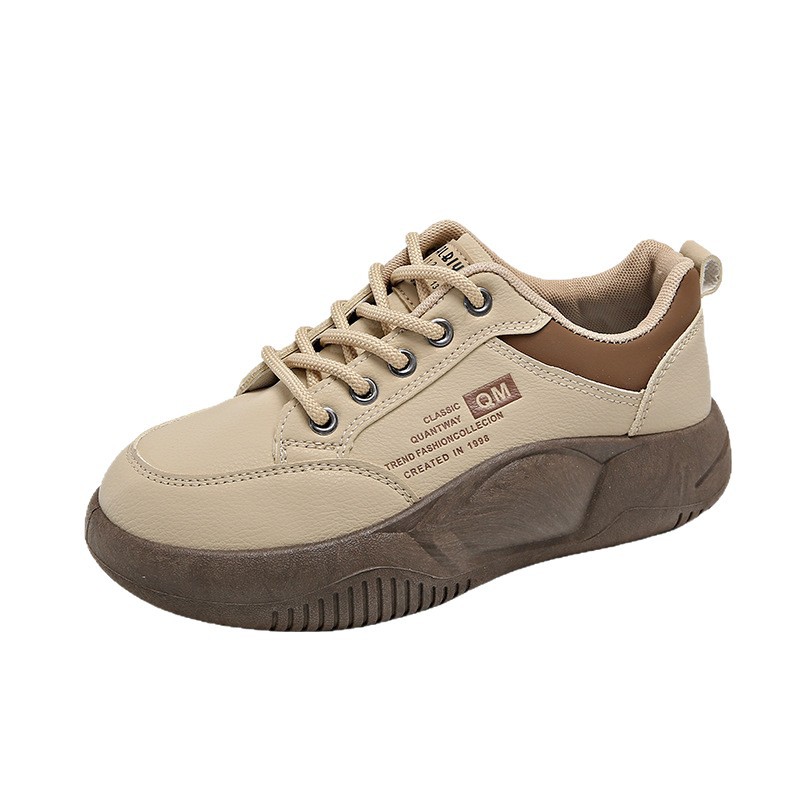 Zapatos ligeros y versátiles para mujeres, estilo de moda coreana, 2025 zapatos deportivos casuales cómodos con base de muffin