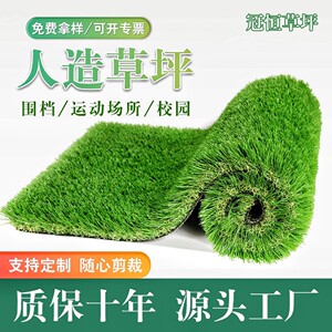 人造仿真草坪地毯幼儿园户外绿色塑料假草皮足球场人工铺草坪地垫