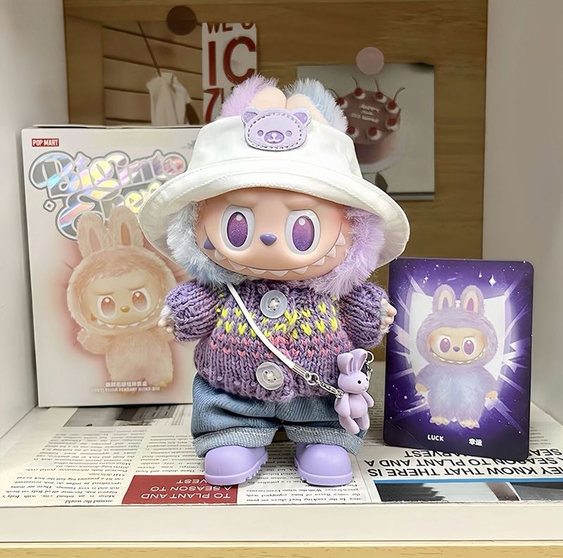 【衣類のみ】labubu ラブブベビー服 フロントハイエネルギー第三世代 17cm ビニール服スーツ|undefined