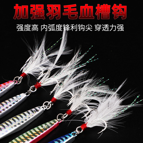 IMA luminous iron plate lure long cast iron plate lead fish freshwater sea fishing bass mandarin fish mackerel lure fake wholesale