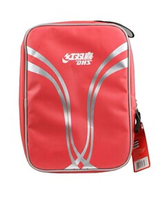 DHS/Red Double Happiness Table Tennis Square Shot Rhino Technology Waterproof Table Tennis Bag Clothing Pack Single Pack