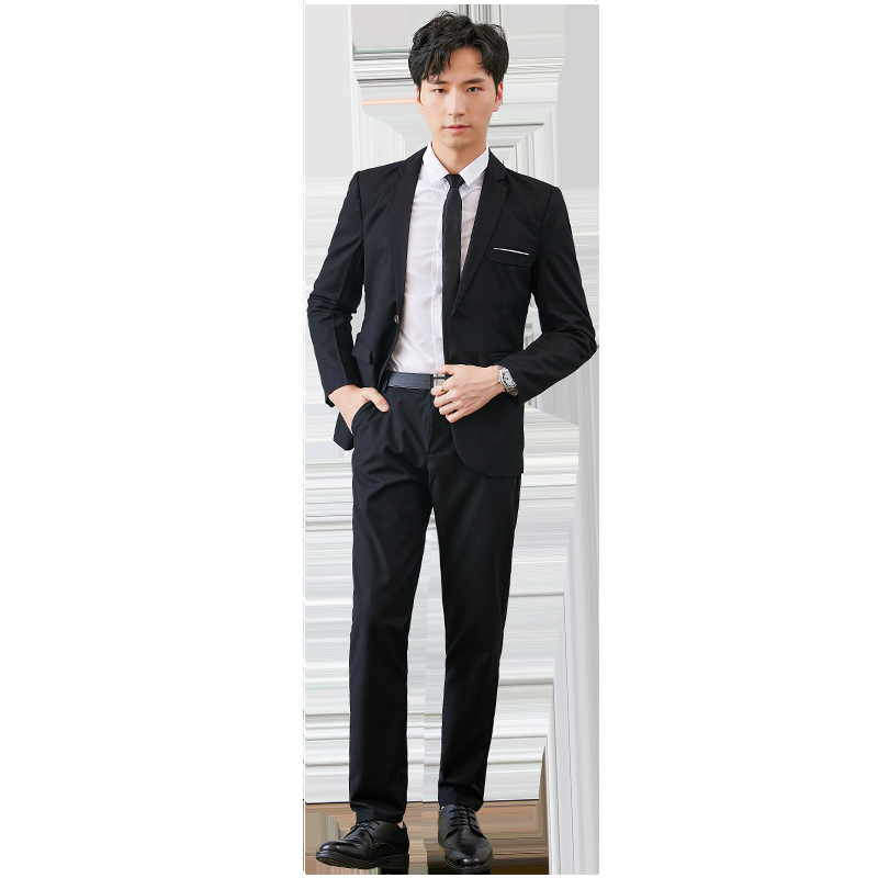 Traje de hombre de primavera y otoño para hombre traje coreano slim fit traje profesional para hombre vestido de novia mejor ropa para hombre