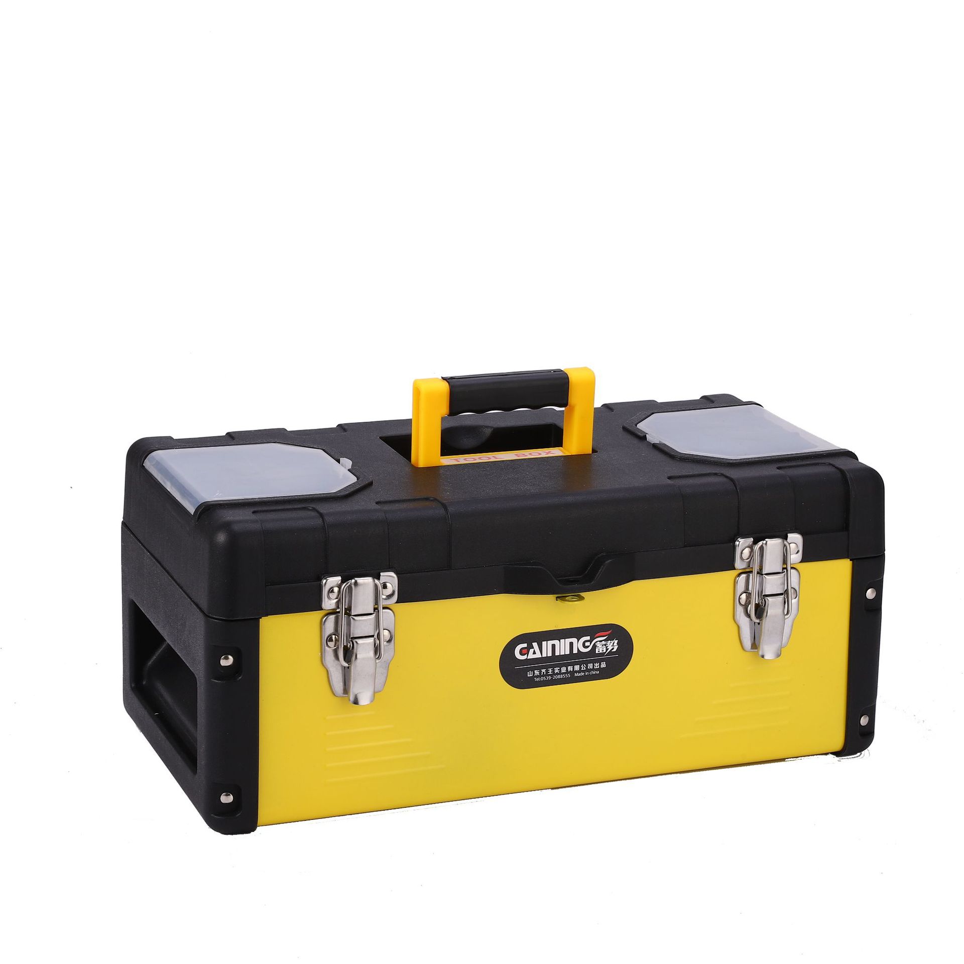 Hardware caja de herramientas de plástico grande electricista hogar portátil caja de almacenamiento durable caja de almacenamiento de mantenimiento del coche traje