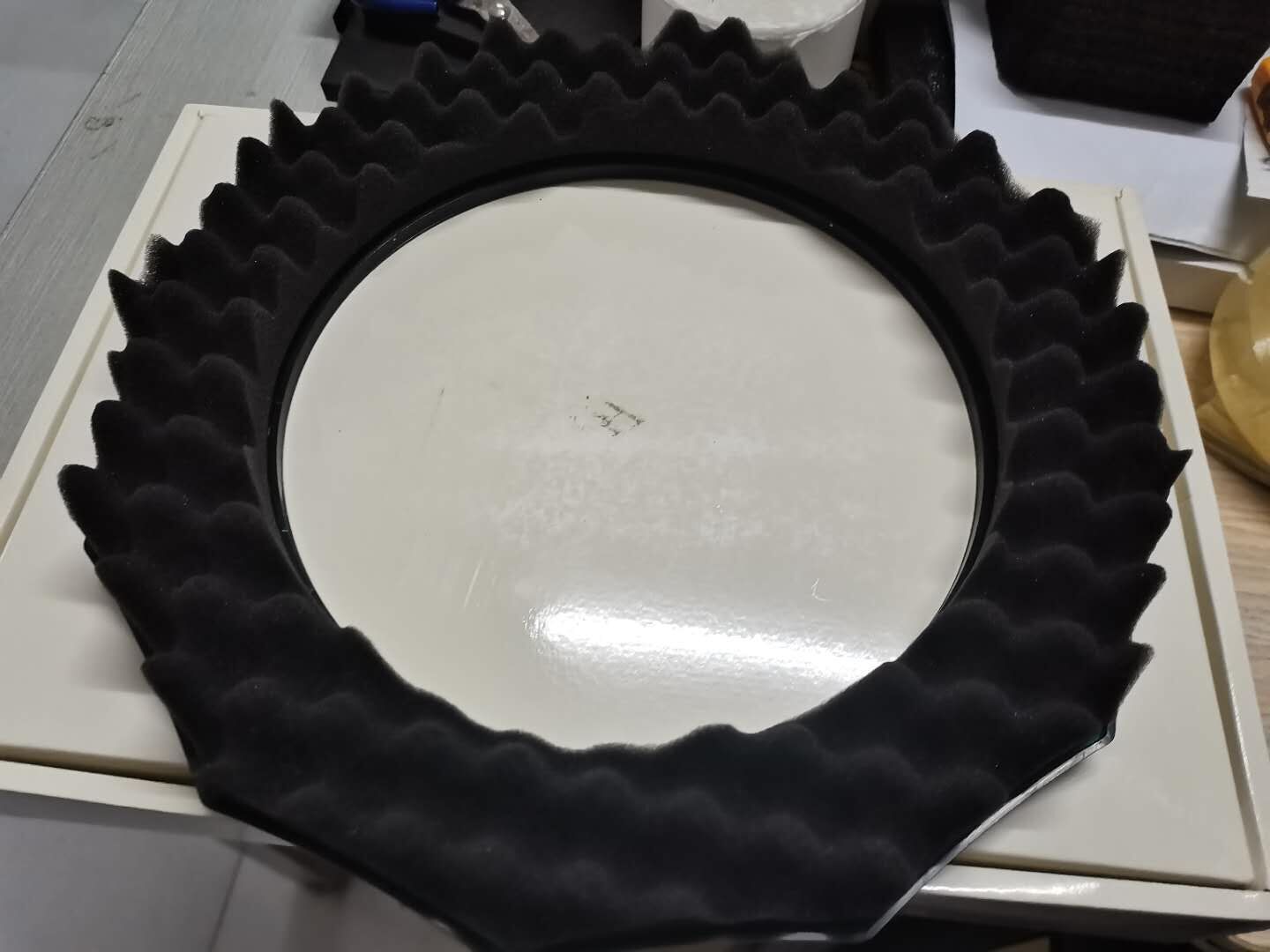 厂家供应黑色黄色波浪鸡蛋吸音海绵/麻将机吸音隔音海绵