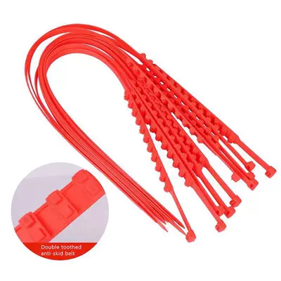 use on SUV tires, suitable for – Tire snow chain - red-30g-anti-slip-chains-pack-of-40