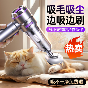 Wireless Vacuum Cleaner, Small Pet Hair Extractor, Fully Automatic Cat Hair Suction, Household Dog Hair Bed Pet Comb