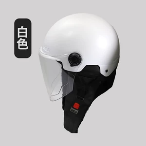 2024 Autumn and Winter Warm Battery Car Helmet Electric Motorcycle Full Helmet Warm Hat Style Windproof and Four Seasons