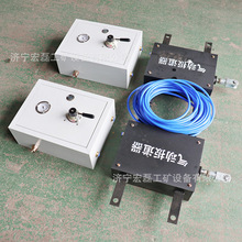 矿用气动扳道器 QFC卧轨式道岔气控转辙机 轨道风动扳道装置现货