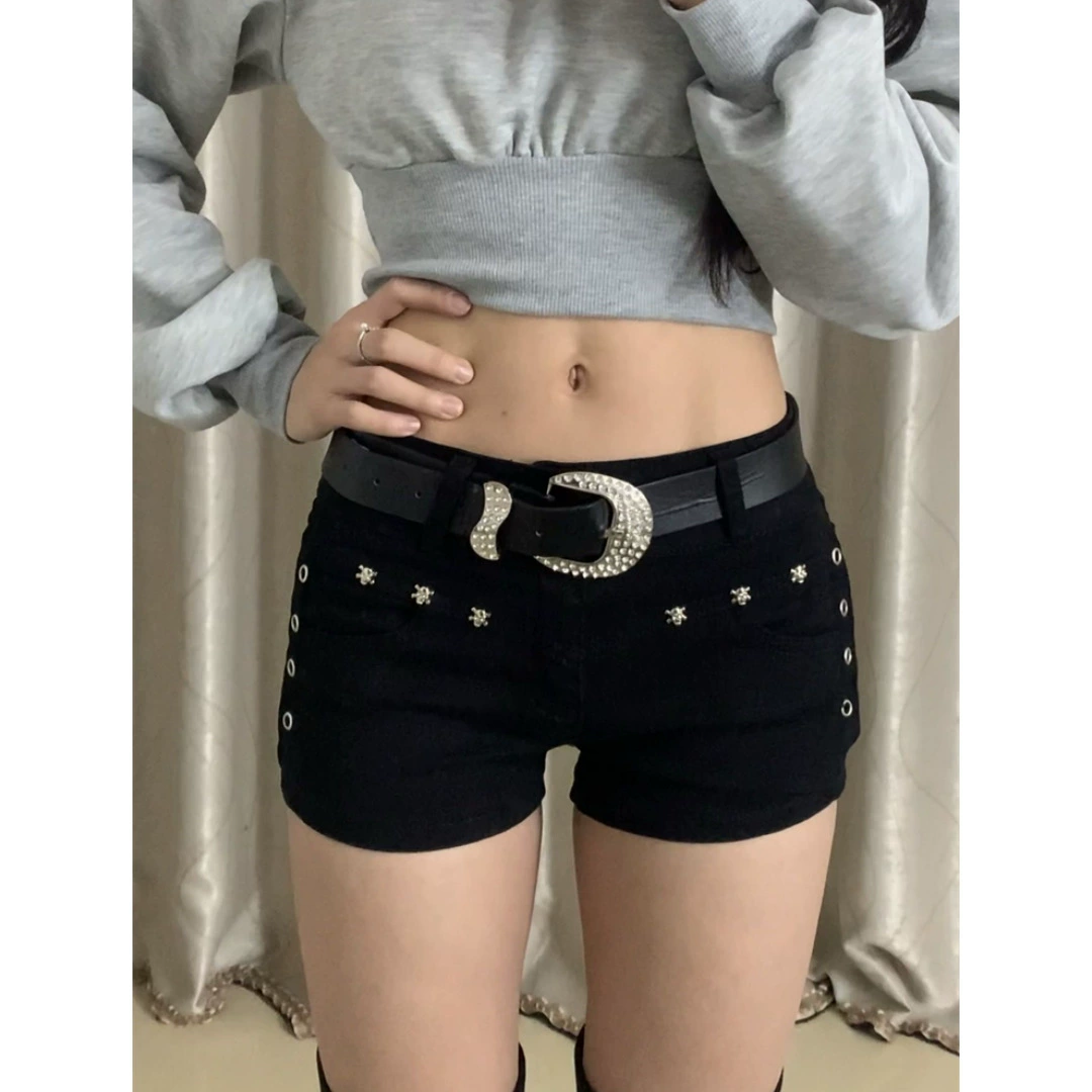 Shorts, summer elastic trousers, plus size, tight, fitted