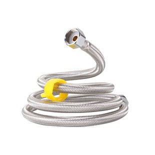 Copper cap steel cap 304 stainless steel bathroom water inlet pipe braided steel wire mixed wire water pipe cold and hot pipe angle valve water nozzle