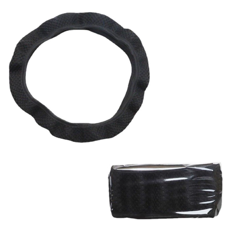 Автомобильный универсальный чехол рулевого колеса 3D массажная сетка противоскользящая без внутреннего круга