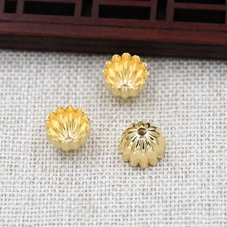 DIY手工饰品配件铜6*9mm花苞流苏花帽汉服发簪发饰步摇材料A406