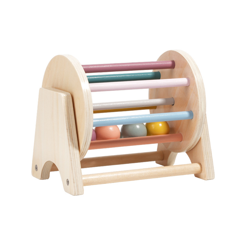 Weiweihu Enlightenment Desktop Tambor de desplazamiento tres en uno Amazon Cross-border Montessori ayudas didácticas para la educación temprana Juguetes de iluminación para niños