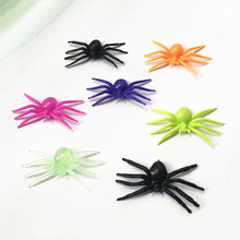 假蜘蛛 塑料蜘蛛小动物 亚马逊跨境小玩具 万圣节蜘蛛5*3cm
