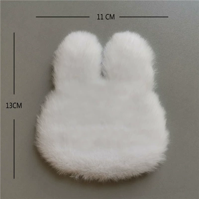 Wool pad, Audio Display Cabinet, Wool Mat, Makeup - standard-white-bunny-1113cm