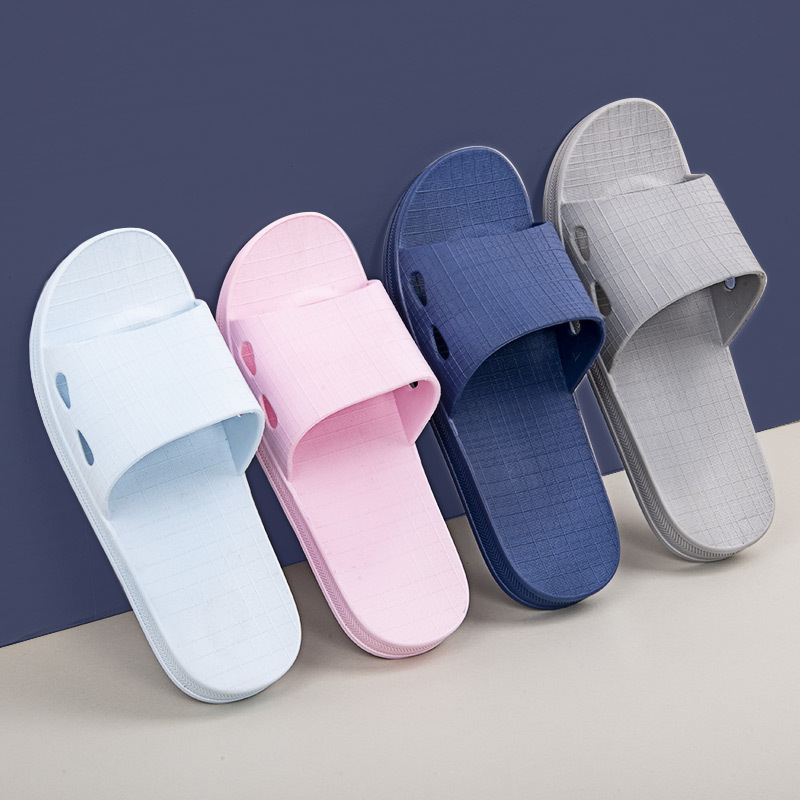 Couple Sandals Summer Style Indoor Home Couple Non-Slip Home Use Bathing Bathroom Slippers Wholesale Breathable