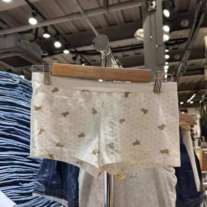 BM Style Bear Love Printed Loving Waist Flat-angle Pants Home Casual Pants Women's Bm Slim-fit Leggings Sports Hot Pants