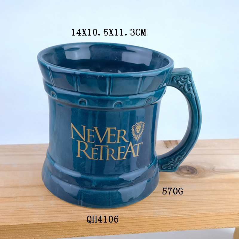 Temas del juego World of Warcraft Tazas de cerámica Venganadores Tazas de agua de cerámica Tazas de café publicitarias Anime