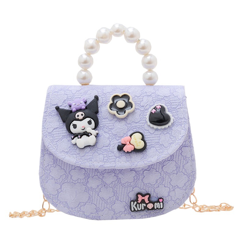 New Style Children's Bag, Little Princess Girl's Super Cute Pearl Bag, Fashionable and Stylish Baby Girl Backpack, Coin Purse, Trendy