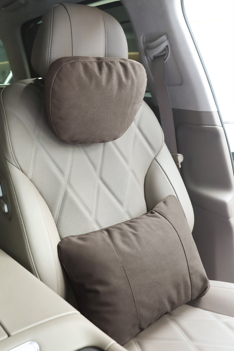 Suitable for Wenjie M789 Universal Neck Pillow, Perforated and Breathable, Mercedes-Benz S-Class Car Headrest, Car Soft Lumbar Support Cushion