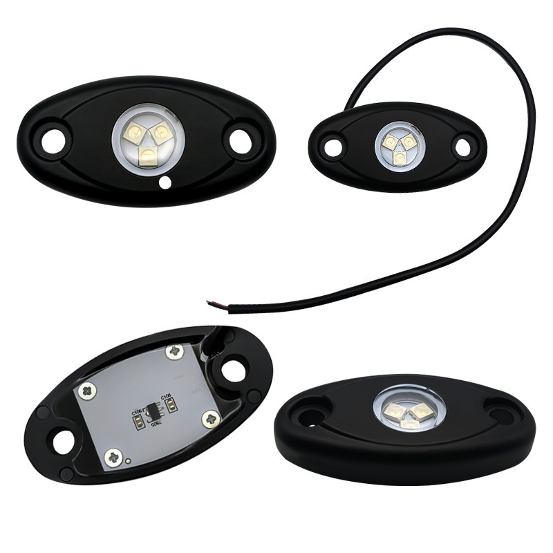 lámpara de chasis de automóvil LED siete colores chasis lámpara de modificación de aleación de aluminio tanque todoterreno lámpara de red image 5