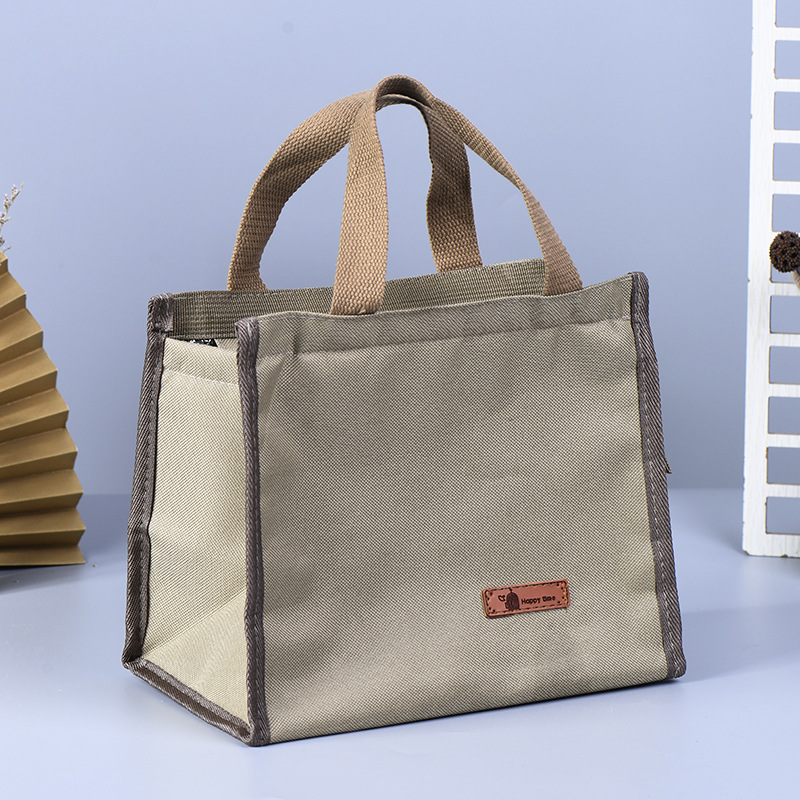 厂家批发牛津布铝箔外卖保温袋上班族饭袋大容量链条野餐包