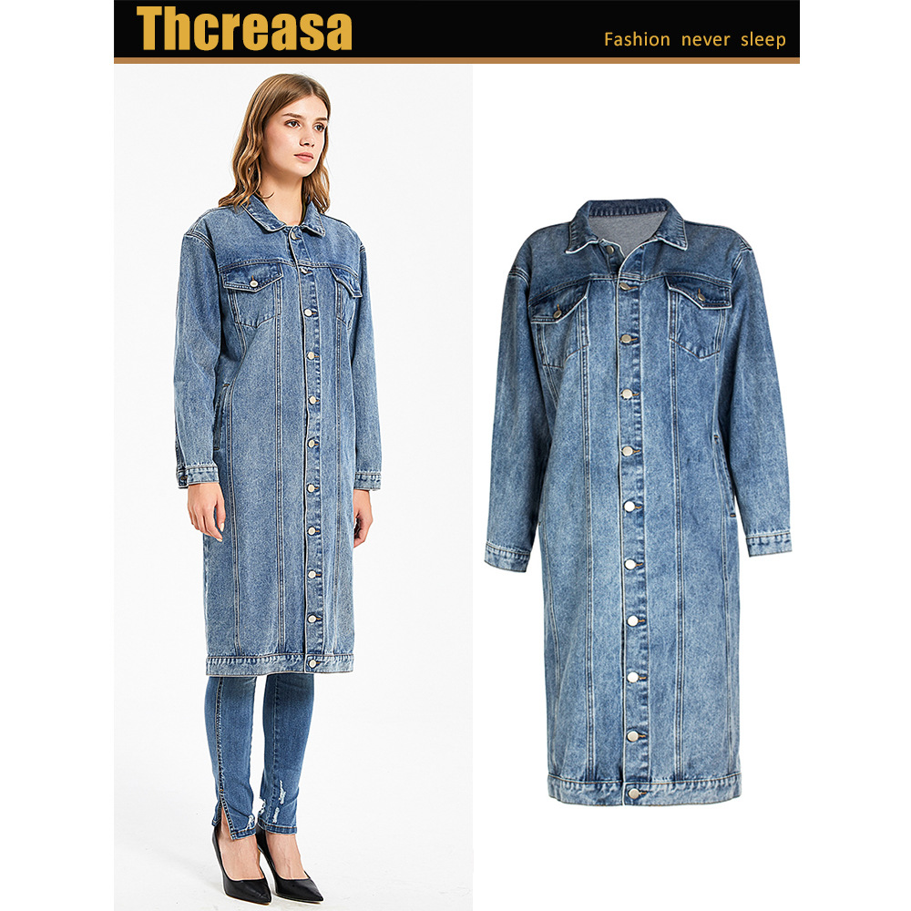 Winter denim long-sleeve
