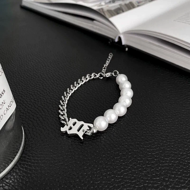 Браслет жемчуг, японский и корейский стиль светлая-роскошь — подарок на день рождения, сезонная тенденция (для женщин)