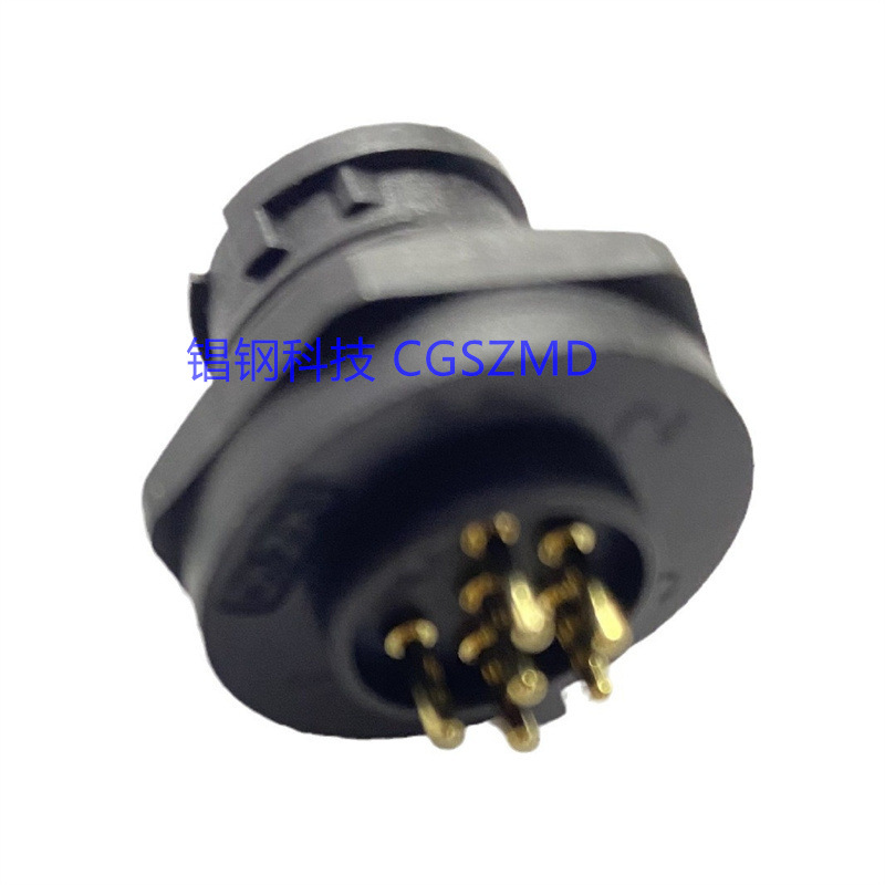 CG10����ʽ������12PIN 10 8 6 5 4 3 2о�ܽ�IP67��ͷ
