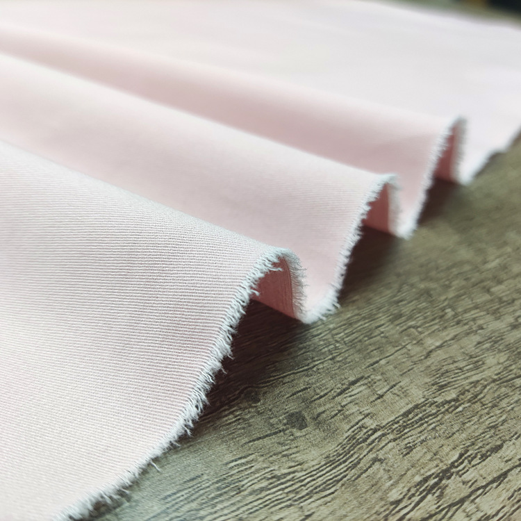 Nuevo estilo de moda de color de tinta de tela de spandex de algodón de piel de桃ar