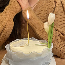 520情人节蛋糕装饰郁金香花束蛋糕插件女神妈妈节日快乐蛋糕插牌