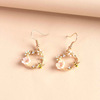 Accessory, jewelry, earrings, European style, suitable for import, Birthday gift