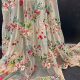 Dense version spot apricot black water soluble soft flower embroidery fabric women's dress lace embroidery fabric lace
