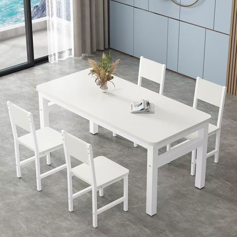 Table and chair set for tables in restaurants, fast food outlets, snack shops, rectangular tables for breakfast shops, restaurants, noodle shops, commercial use Table and chair set for tables in restaurants, fast food outlets, snack shops, rectangular tables for breakfast shops, restaurants, noodle shops, commercial use
