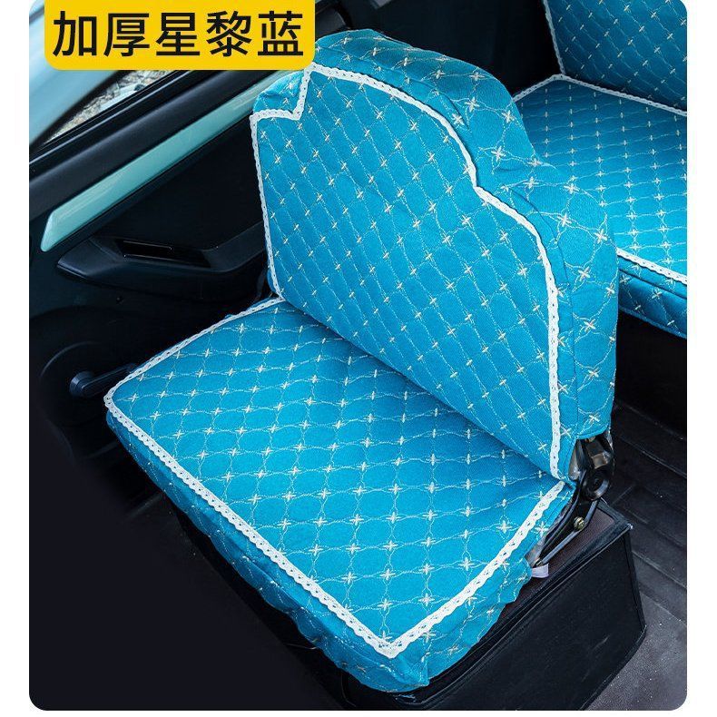 新品三轮车四轮座套四季通用型坐垫套电动四轮坐垫套棉麻料海宝包|undefined
