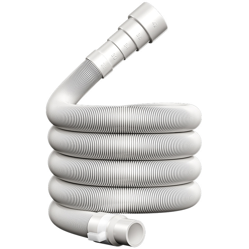 Tubo de drenaje de lavadora automática de tambor ondulador tubo de drenaje de agua tubo de extensión tubo de extensión lavabo de lavado de cara manguera de agua