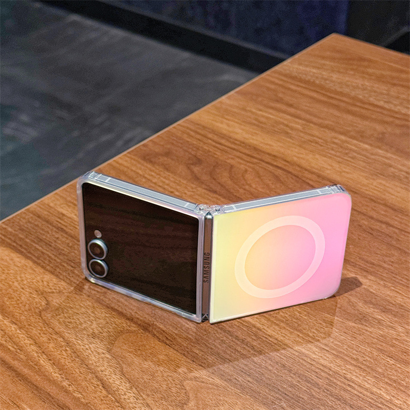 适用三星折叠zflip7手机壳zflip6代磨砂彩镀zflip5翻盖磁吸壳|undefined