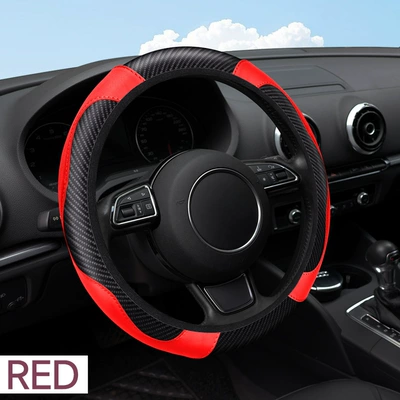 XF6002 Amazon TEMU Xiyin explosive Steering wheel cover - xf6002-black-red-38cm