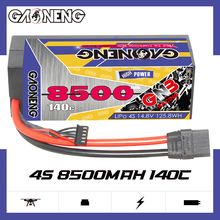 GNB高能8500mAh 4S 14.8V 140C適配1/8遙控越野車RC玩具鋰電池
