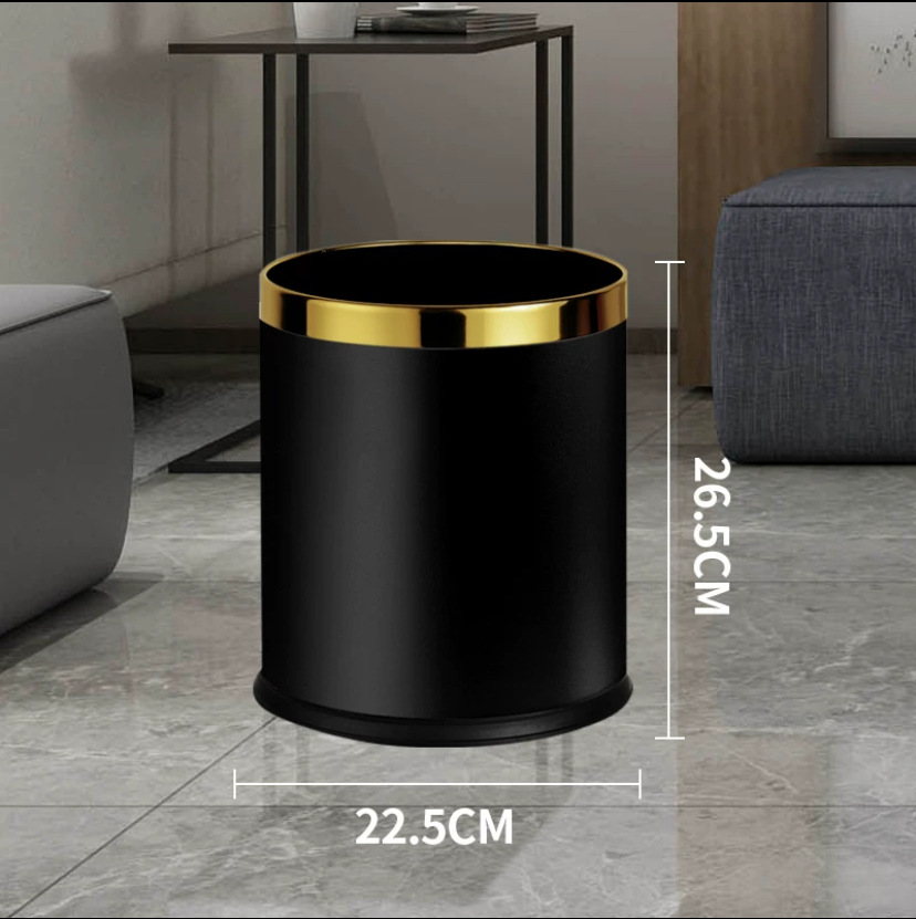 10L anillo de oro de doble capa de basura