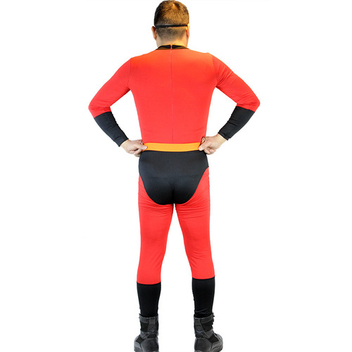 Superman Total Recall 2 Father Tight Suit Cosplay Bob Halloween Costume Elastic Lycra