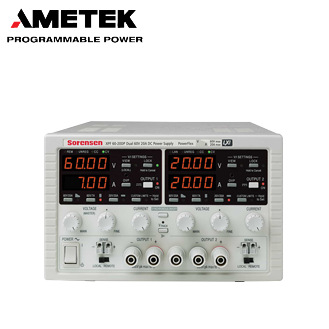 阿美特克XPF60-20S/60-20SA单通道或双隔离通道台式电源XPF系列