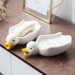 Drainage Scented Soap Dispenser Cute Little Duck Personality Soap Dispenser Multi-functional No-drilling Function Home Soap Dispenser No Water Stagnation