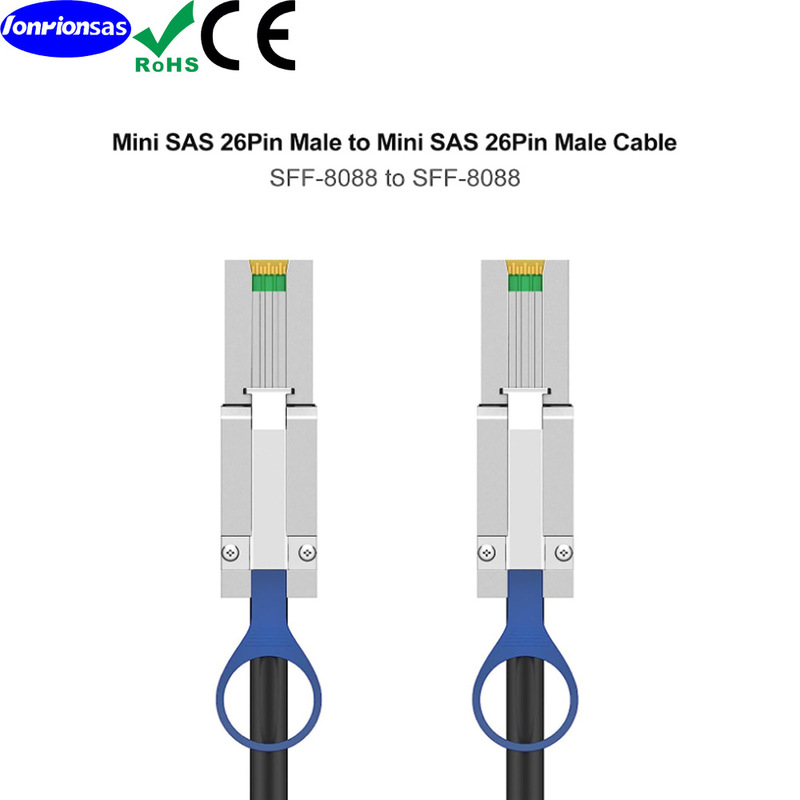 Minisas 26P Sff-8088 to Sff- Server External High-Speed Cable Server Connection Cable