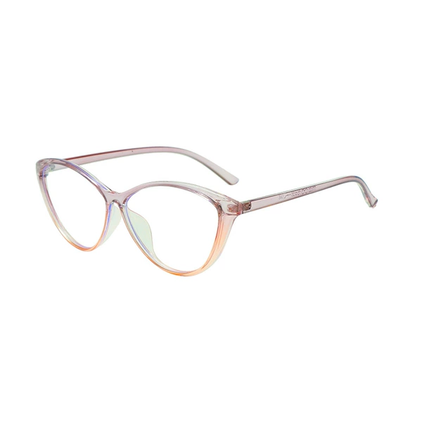 Transparent purple pink frame to prevent blue light